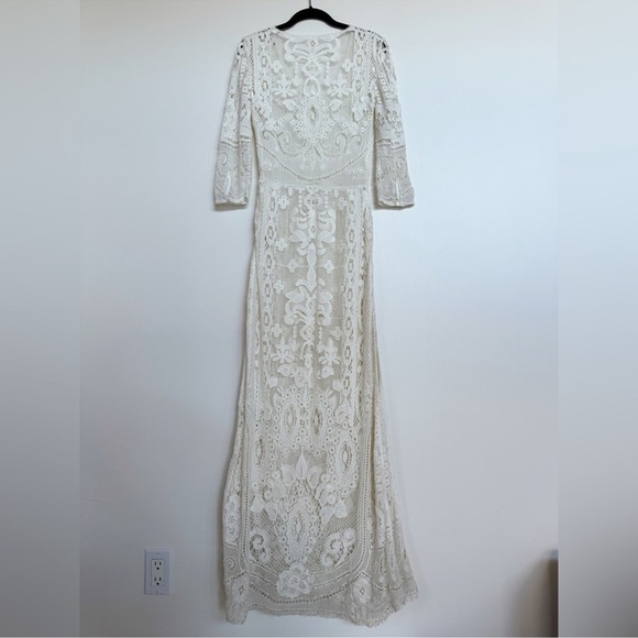 Spell & the Gypsy Collective Crochet Maxi Dress Small S - Picture 2 of 12